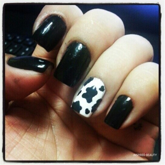 Cow Print Nail Art Ideas To Try Before Its Too Late Inspired Beauty