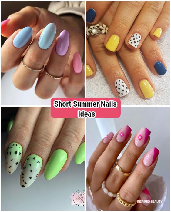 Cute Short Colorful Summer Nails Ideas