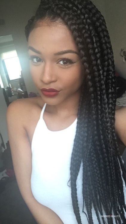 jumbo box braids hairstyles