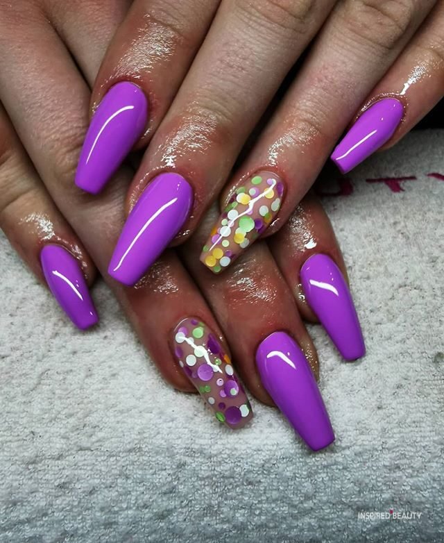lilac nail designs