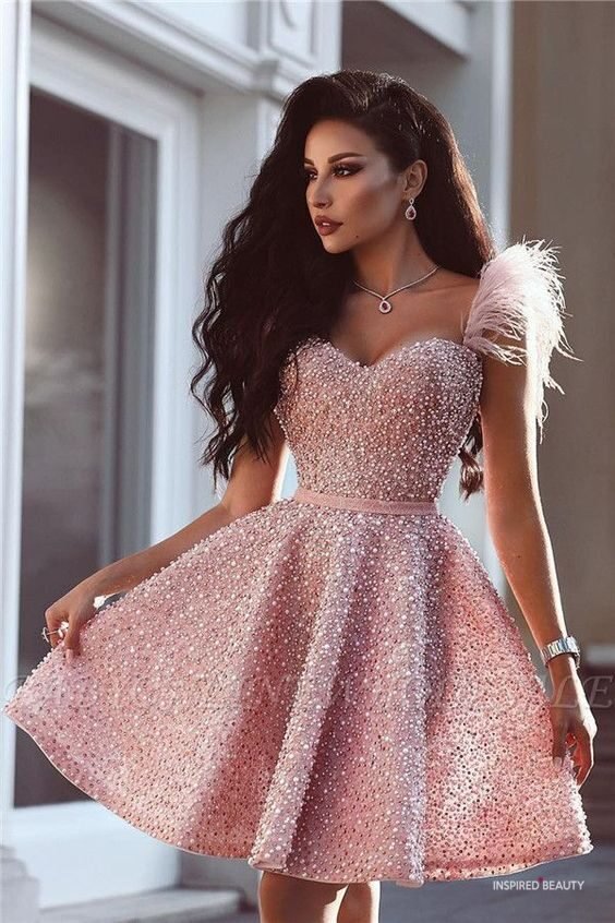 homecoming dress pink