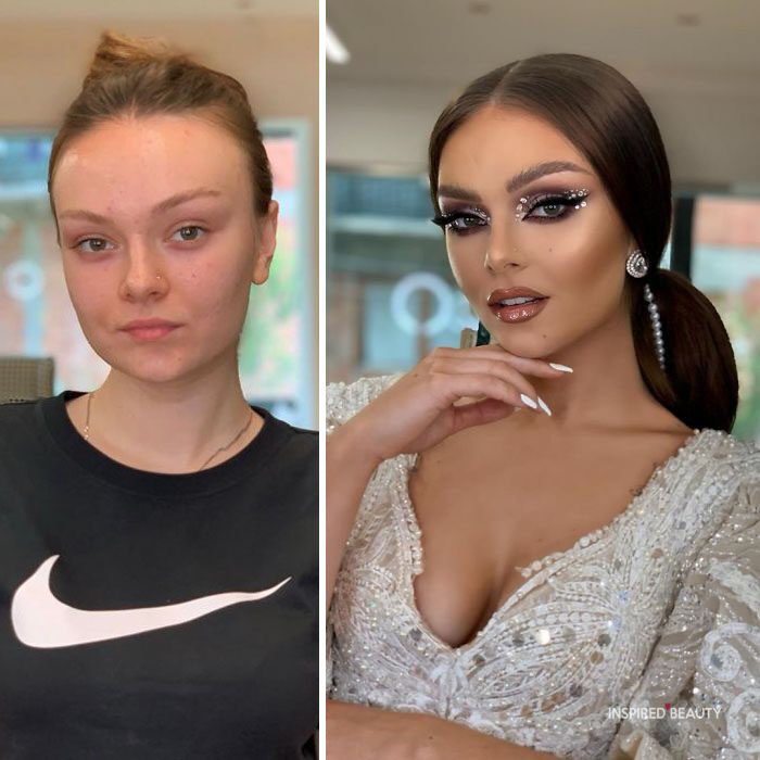 Brides That Got a New Face After Makeup Transformation