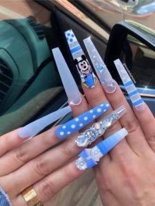 32 Fab Long Acrylic Nails to Spice up Your Fashion - Inspired Beauty