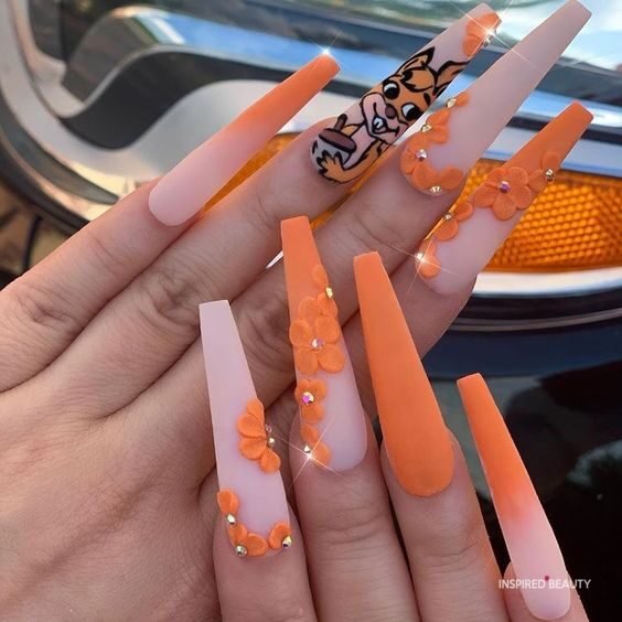 long acrylic nails