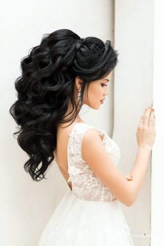 Half Up Half Down Wedding Hairstyles 34 Photos Inspired Beauty