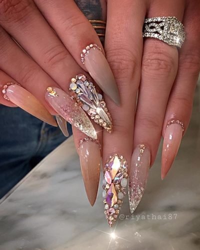 31 Gorgeous Stiletto Nail Designs Modern and Easy Idea - Inspired Beauty