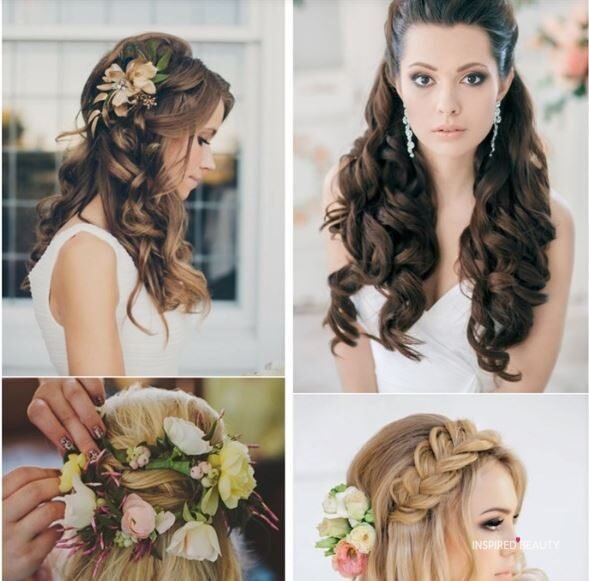 Half Up Half Down Wedding Hairstyles ( 34 Photos) - Inspired Beauty