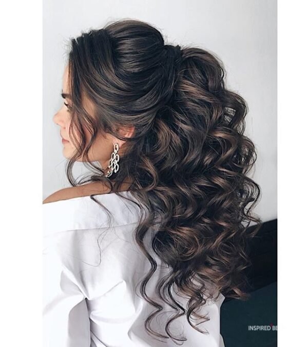 34 Half Up Half Down Wedding Hairstyles - Inspired Beauty