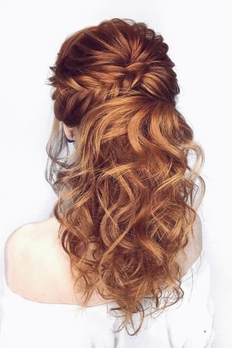 Half Up Half Down Wedding Hairstyles ( 32 Photos)