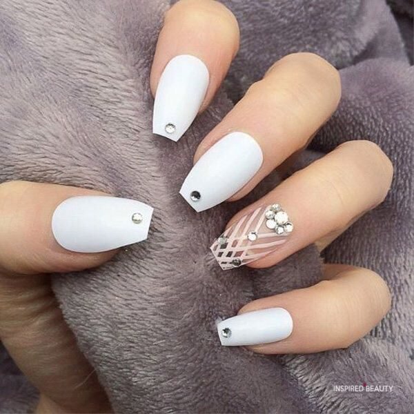 white nails