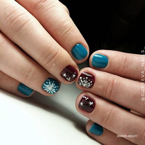 short acrylic nail ideas