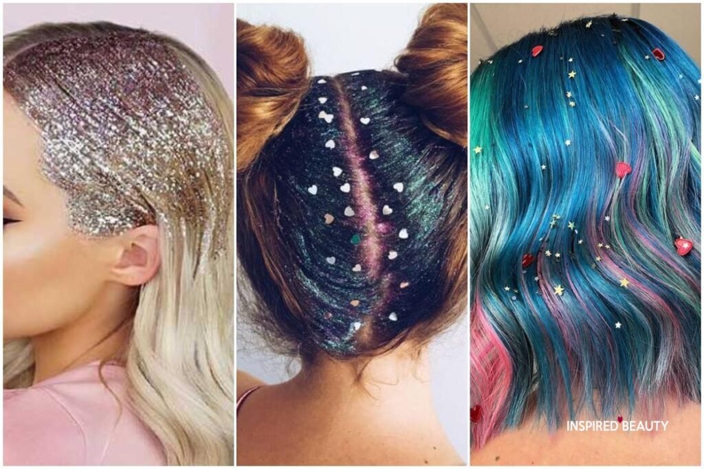 10 GLITTER HAIR Glitter Hair Spray Inspired Beauty