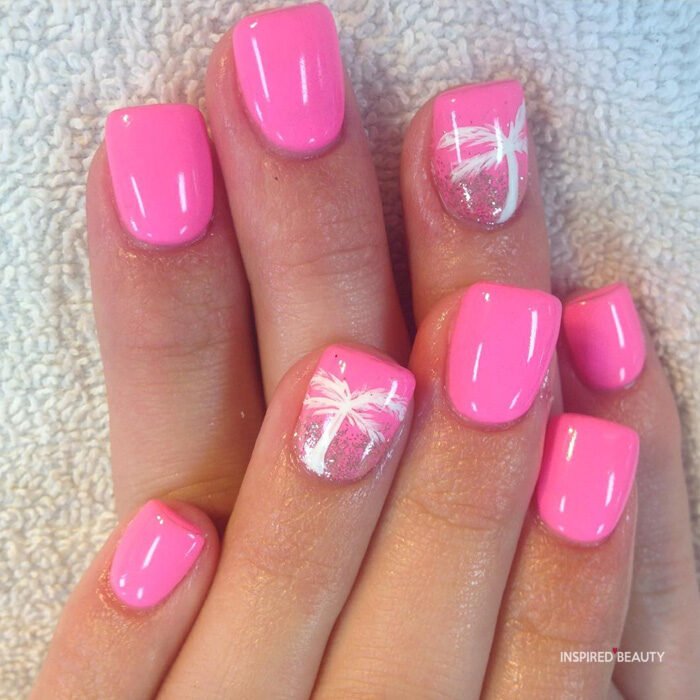 short acrylic nail ideas