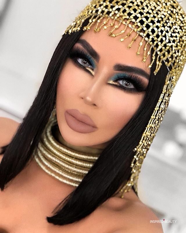 Cleopatra Pretty Halloween Makeup 