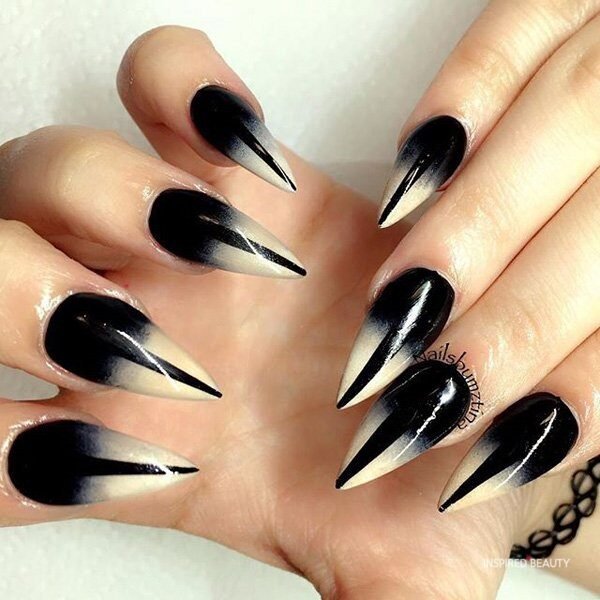 black nails