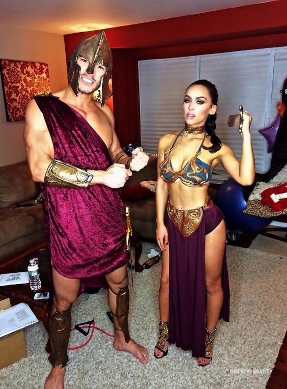 King and Queen, Spartan Halloween Costumes Couples, Greek God