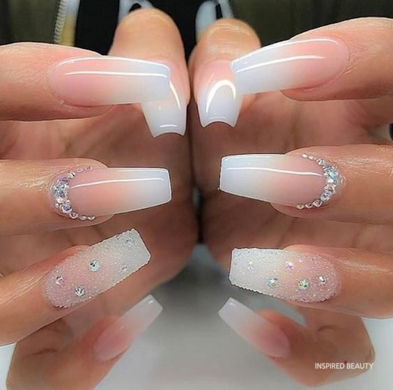 20 GLAM OMBRE NAILS 2024 - Inspired Beauty