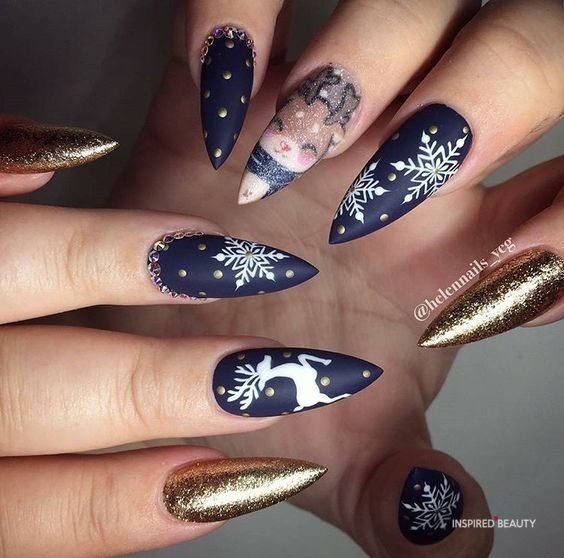 Christmas nails acrylic