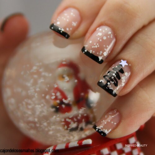 30+ Easy Christmas Gel Nails With Festive Look Inspired Beauty