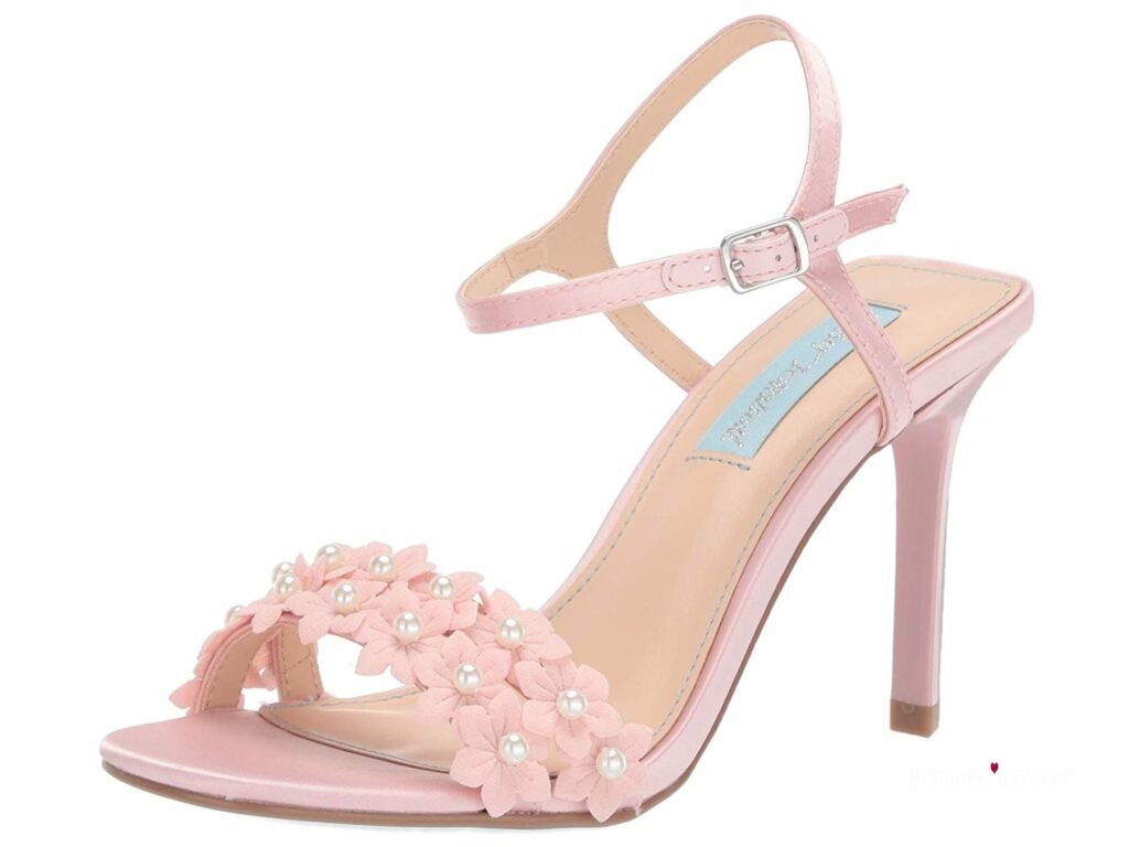 pink prom heels