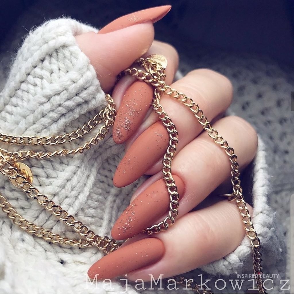 Earthy Tone Nail art