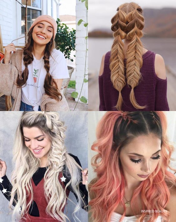 Braided Christmas Party Hairstyles