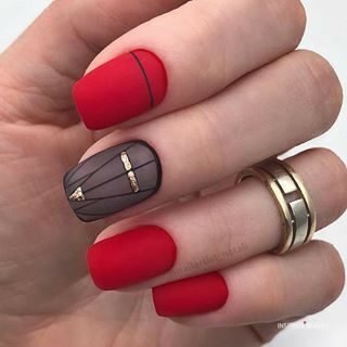 valentine nail art