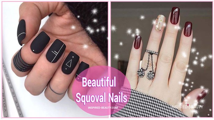 25 Beautiful Squoval Nails Worth Trying
