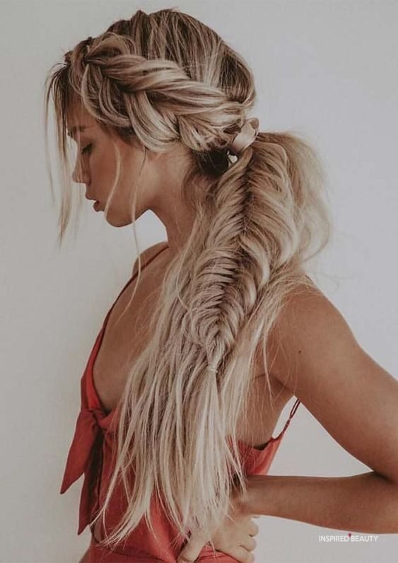 Gorgeous braids for long hair