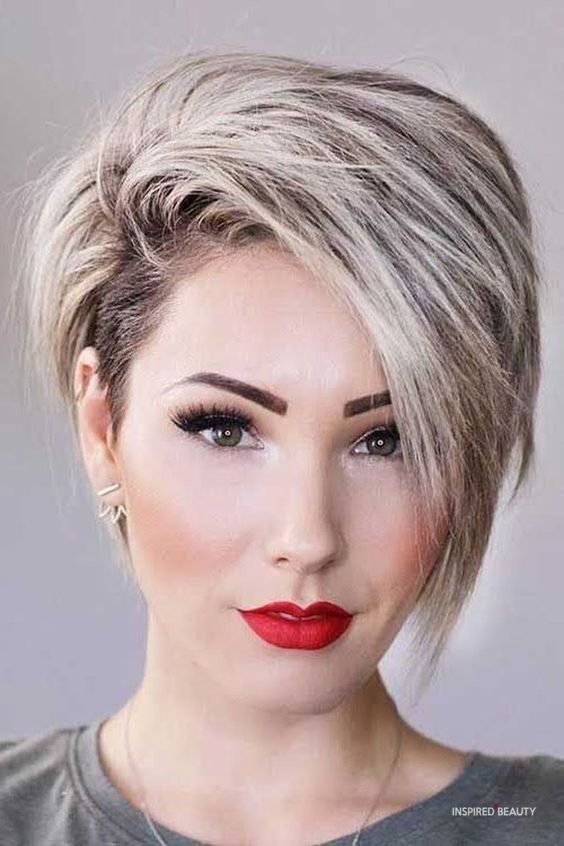 17 SHORT HAIRCUTS FOR WOMEN WITH ROUND FACE - Inspired Beauty