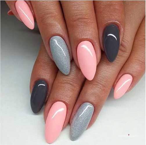 multi color nail trend
