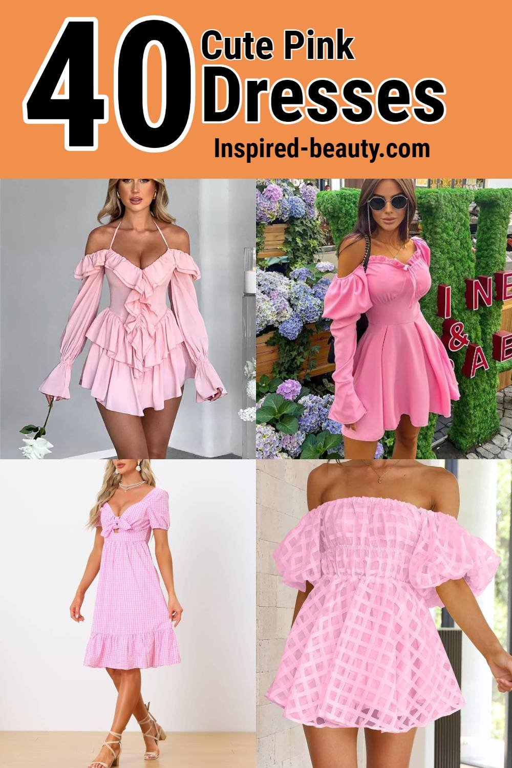 40 Cute Pink Dresses - Inspired Beauty