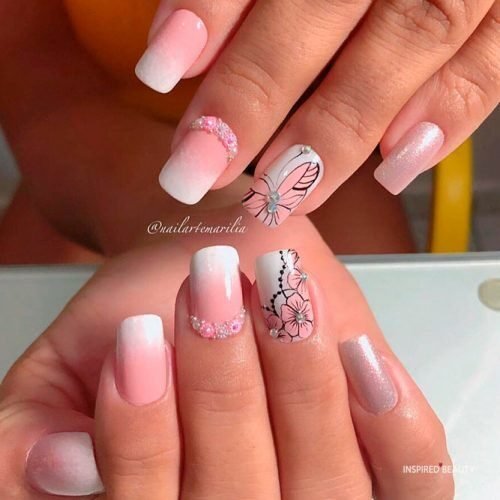 Acrylic nails for spring 