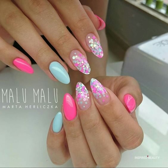 summer acrylic nails ideas