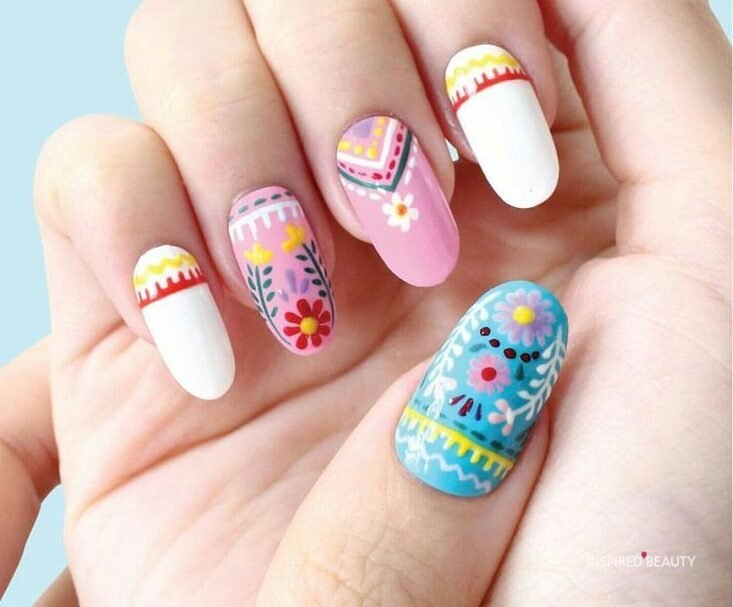 summer acrylic nails ideas