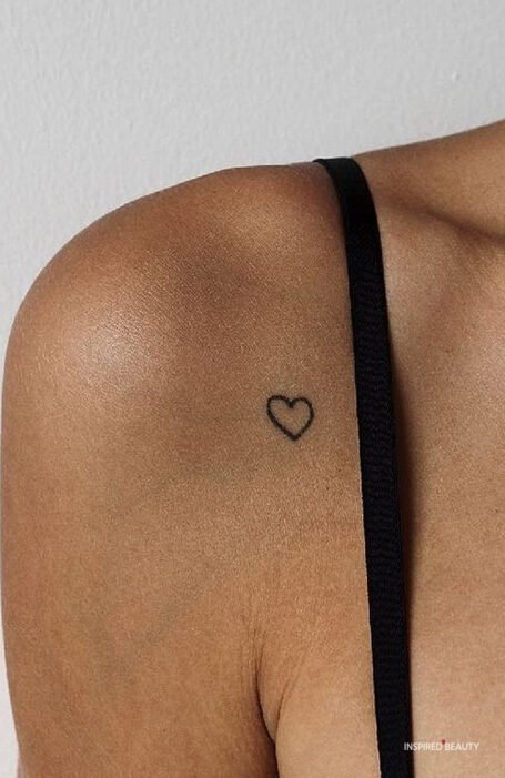 Small heart tattoo
