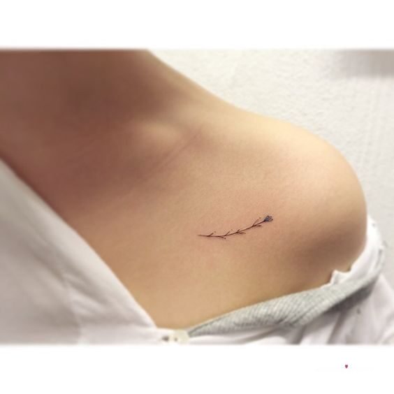 Simple small tattoo for women