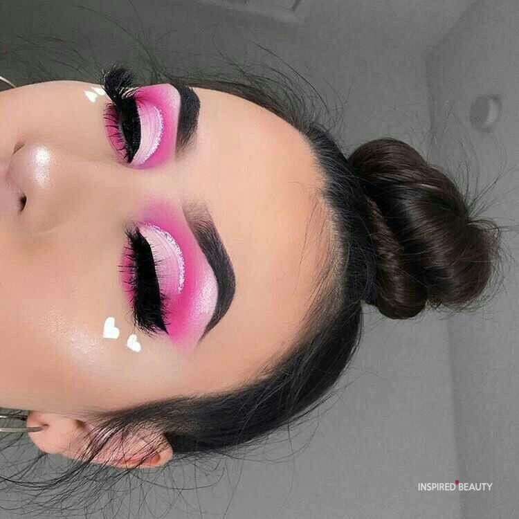pink eye makeup looks