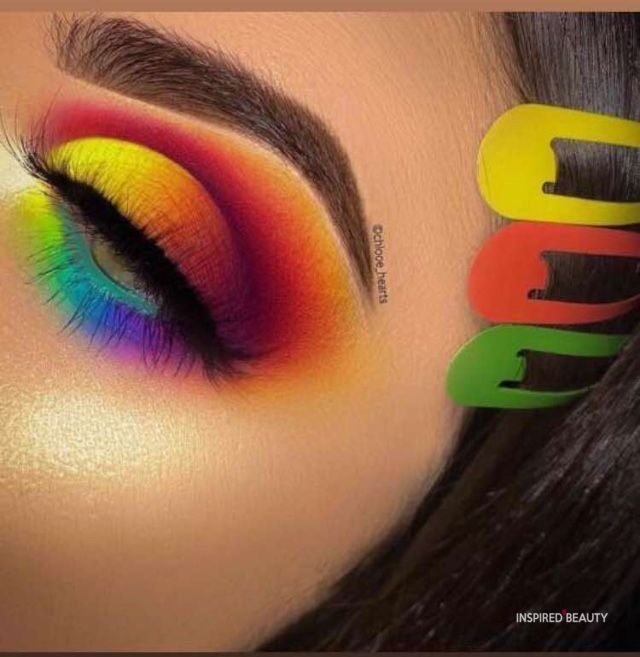 colorful eyeshadow looks