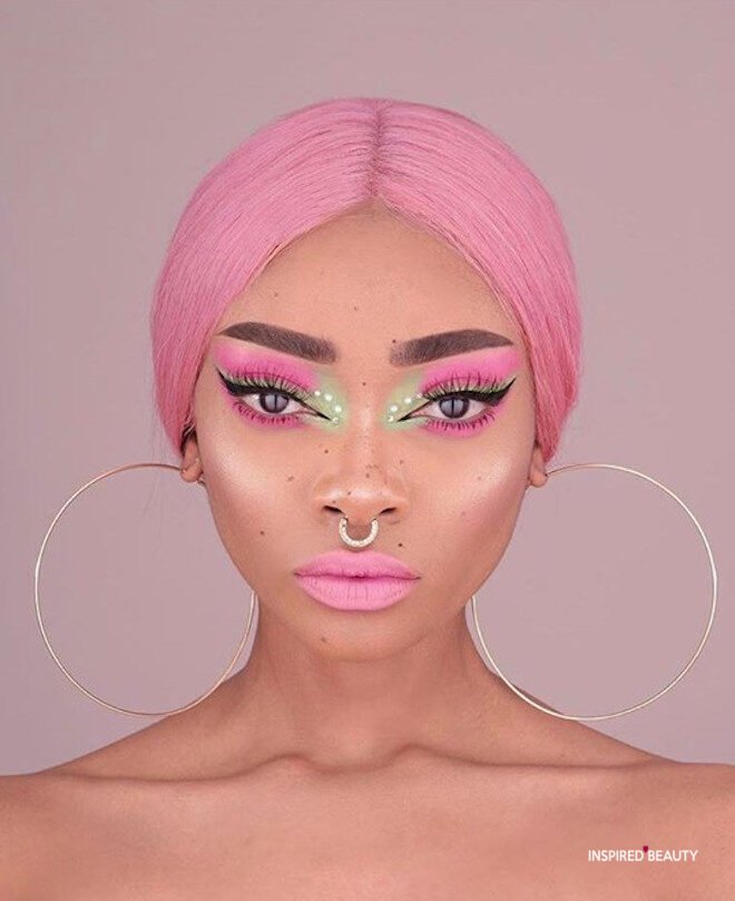 pink makeup for spring