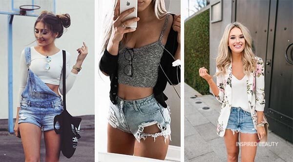 28 Casual Denim Shorts Outfit Ideas