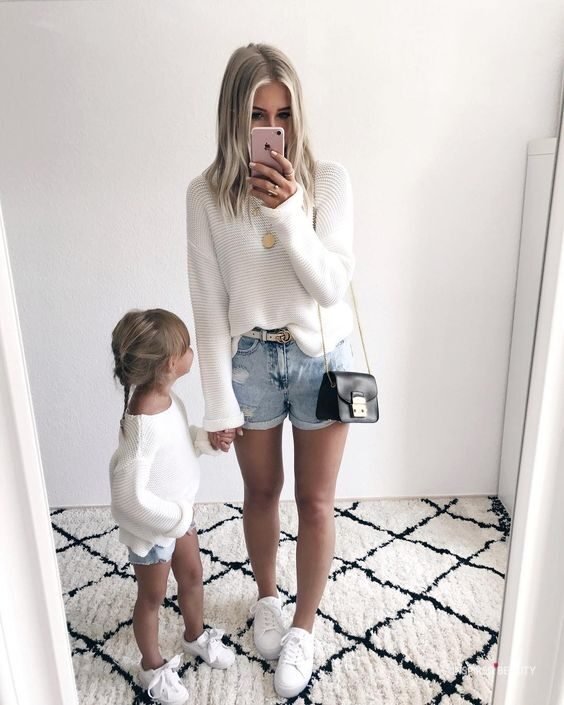 outfit for mother and daughter