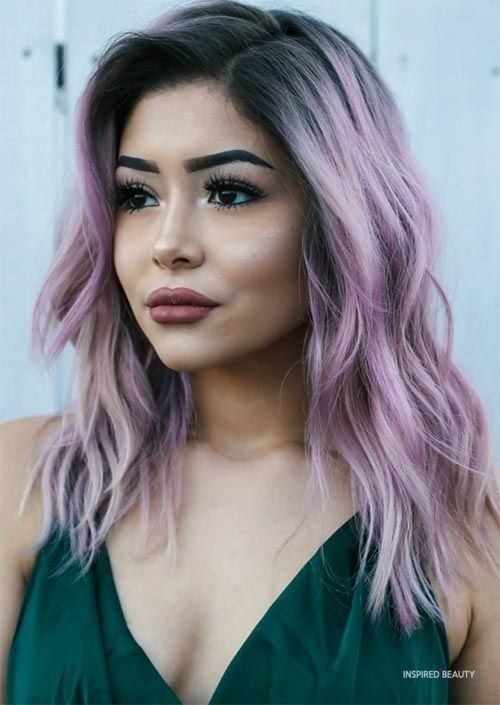 CHOCOLATE LILAC HAIR COLOR