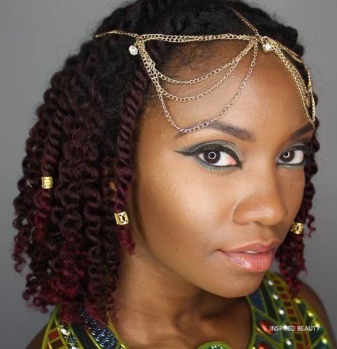 chunky twist hairstyles