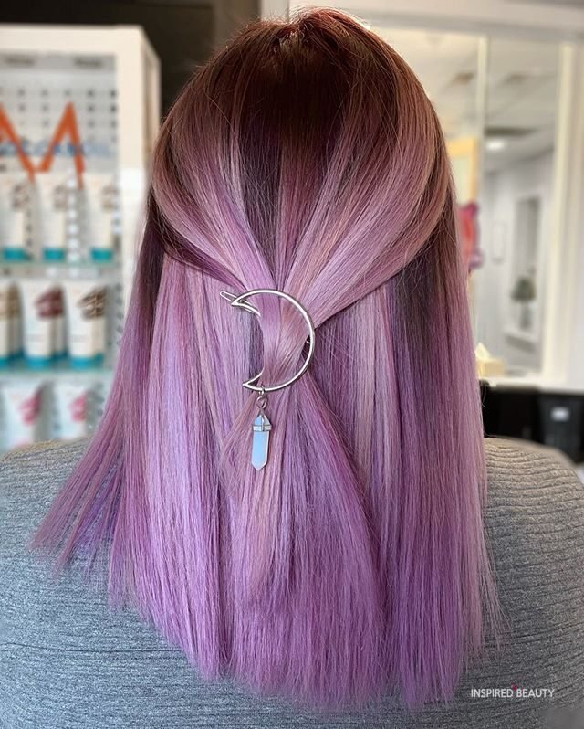 chocolate mauve hair