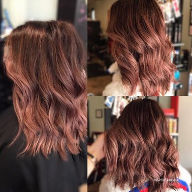 chocolate mauve hair