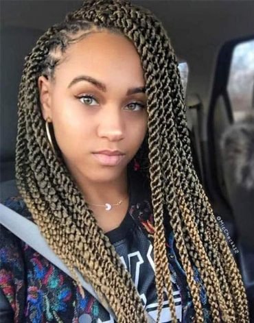 10+ Stunning Kinky Twist Hairstyles to try at least once - Inspired Beauty