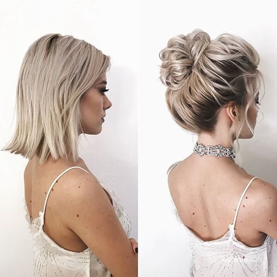 easy wedding hairstyles for short hair