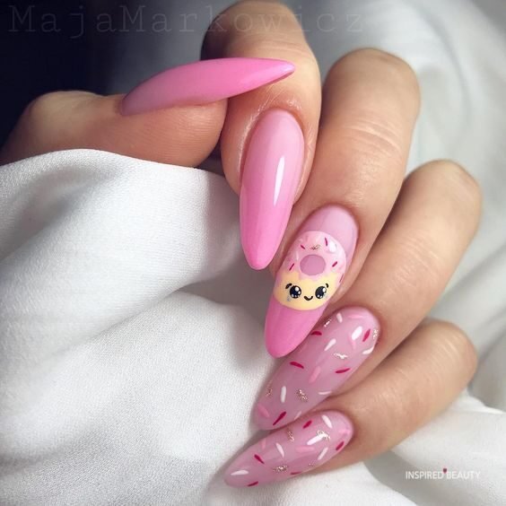 Cute Pink Nails