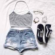 Jeans Shorts outfit Ideas That will Make You look Extra Cute - Inspired ...